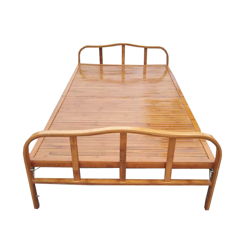 竹床折叠床单人午休人家用办公室午睡客房加固凉床竹子床