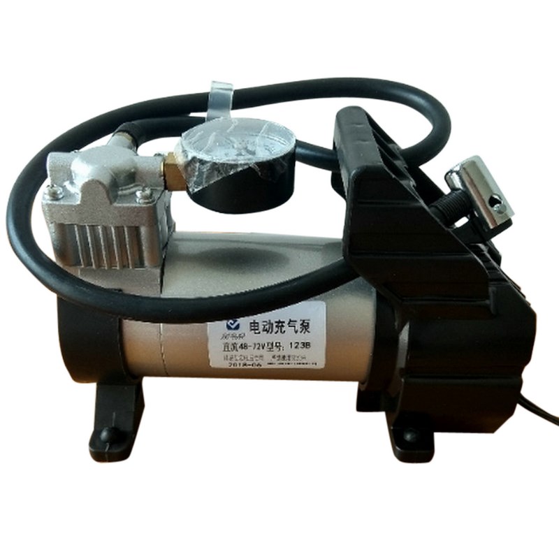 电动金属高压充气泵车真空胎打气筒8V0V72V通用型 修车专用