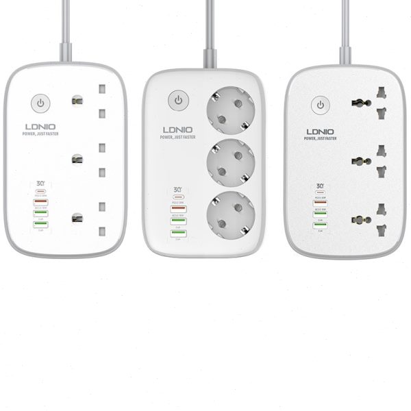 LDNIO智能排插手机WiFi远程控制家用电器开关PD30W/QC3.快充头2米
