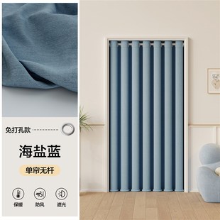 遮光神器客厅门帘家用挡光窗帘隔G热隔断帘挡风挂帘厨房遮挡 新款