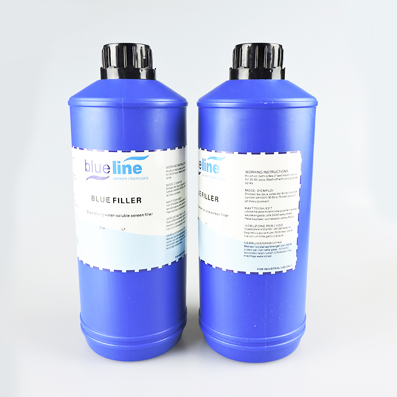 蓝色封网浆丝印封网胶兰封补边剂封边剂修补丝网印刷网板沙眼漏洞
