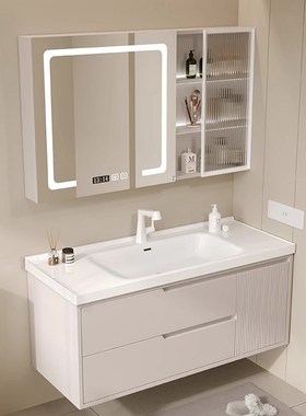 橡木9m9厘米99999公分烤漆陶瓷一体盆浴室柜洗脸盆