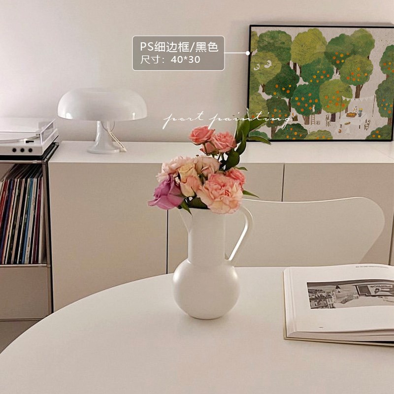 港画温馨系儿童卧室装饰画可爱动物沙发挂画现代桌面斗柜摆画