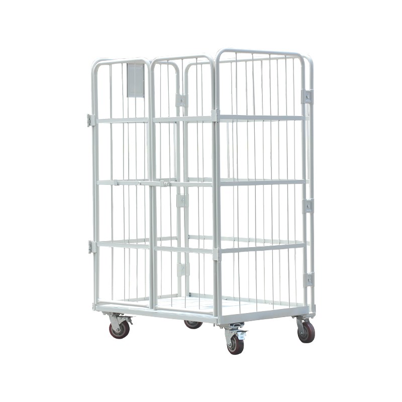 移动物流台车推车折叠推拉车周转车搬运装卸车仓储笼分拣快递笼车