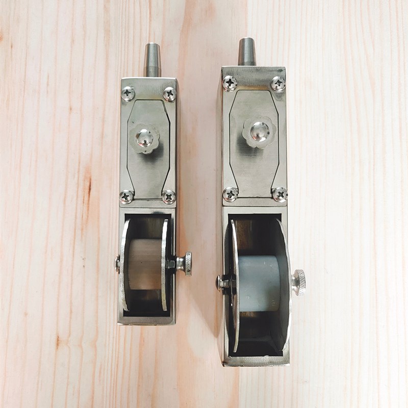 不锈钢工地放线墨斗 手拨款 BD-46款 工程划线器 白钢放线墨斗