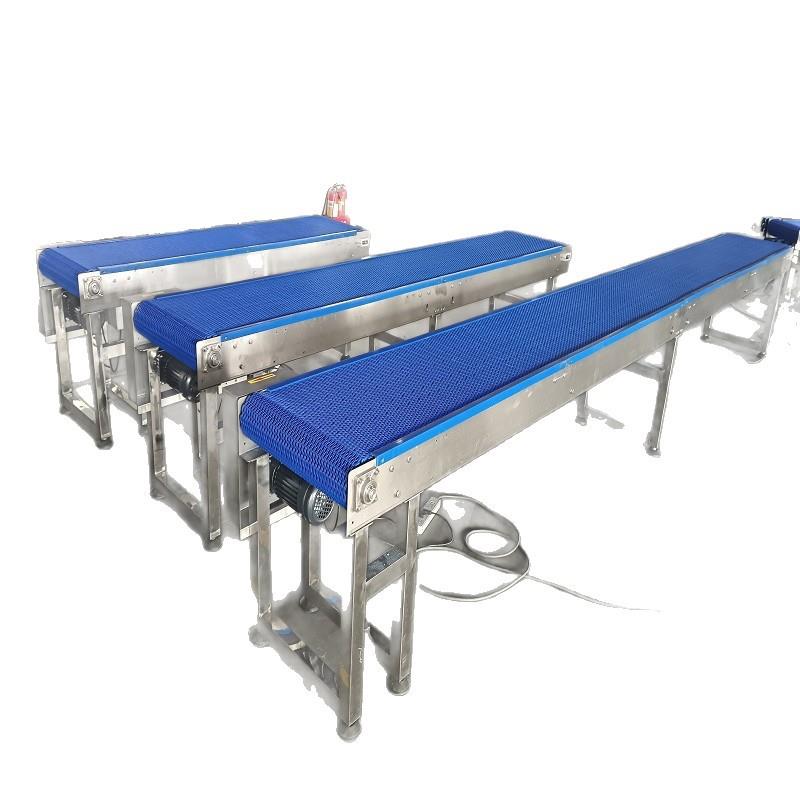 不锈钢输送机用塑料网带输送机用传送带平格型滚珠型塑料网带