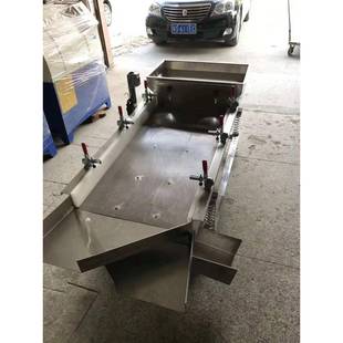 东莞振动筛除尘水口料粉尘不锈钢长方形单层处理物料振动筛网供