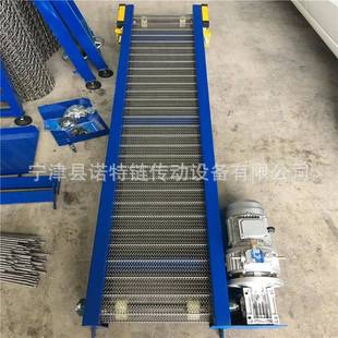 输送机食品杀菌网带不锈钢网链提升机干果包装 线皮带输送机