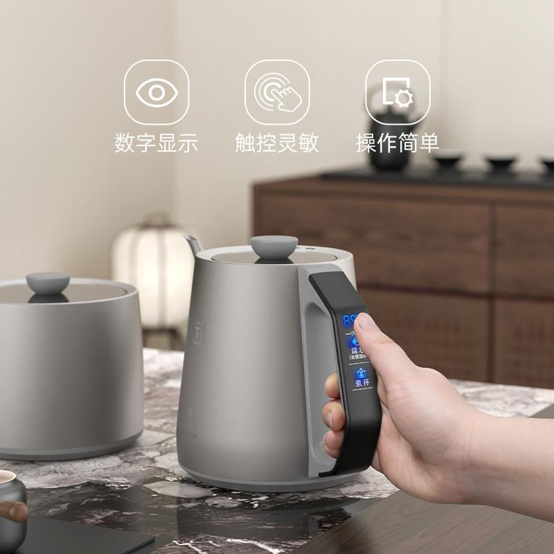 双嵌热式纯孔钛电水壶全J821自动入上水煮水泡茶专用