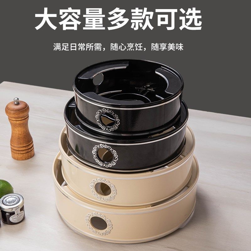 禧顺炉铝合金暖汤干锅炉酒精炉小火锅加热炉酒精蜡烛保温商用