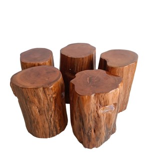 天然根雕坐凳架底座实木圆墩子树桩树墩登百搭树墩