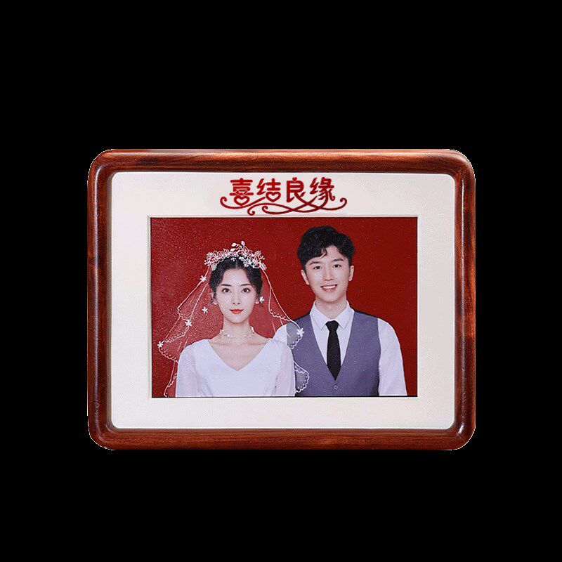 马体结婚登记照结婚证相框摆台证件洗照片做成 七情