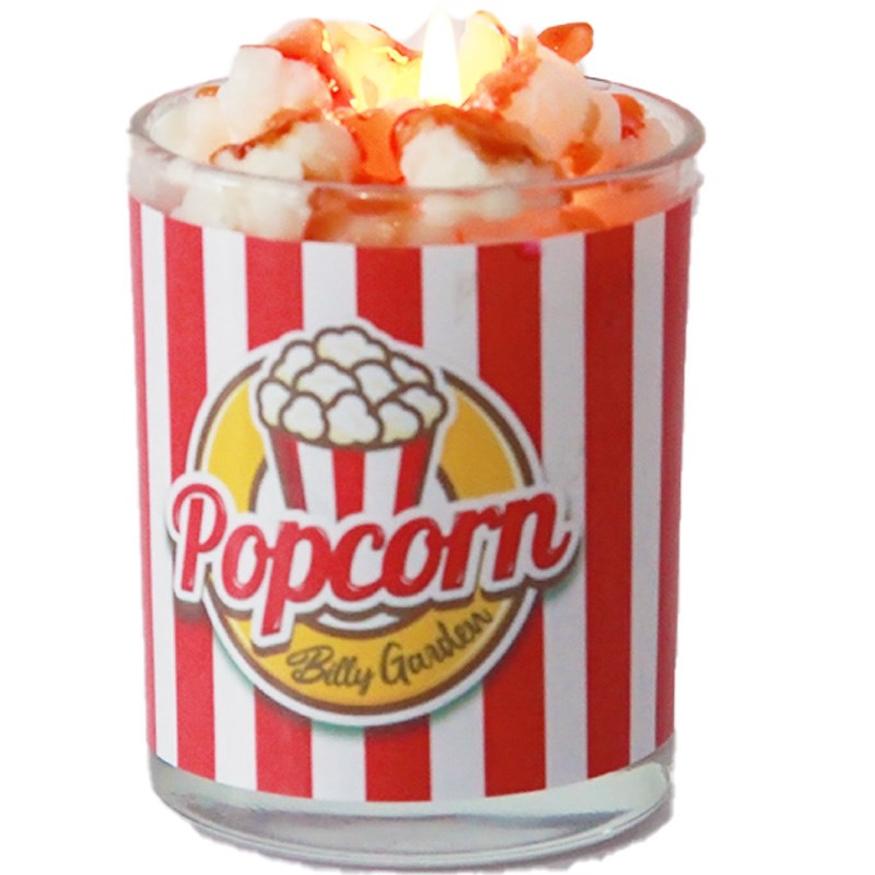 焦糖爆米花】香薰蜡烛香氛室内创意派对氛围拍照家居摆件礼盒