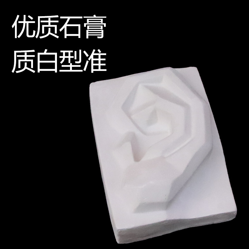 五官切面石膏像五官实面石膏美术教具素描绘画美术静物石膏像