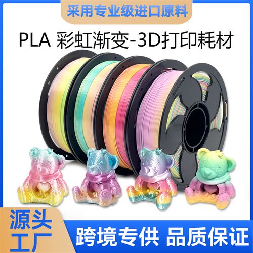 新森耗材渐变色丝绸糖果色耗材