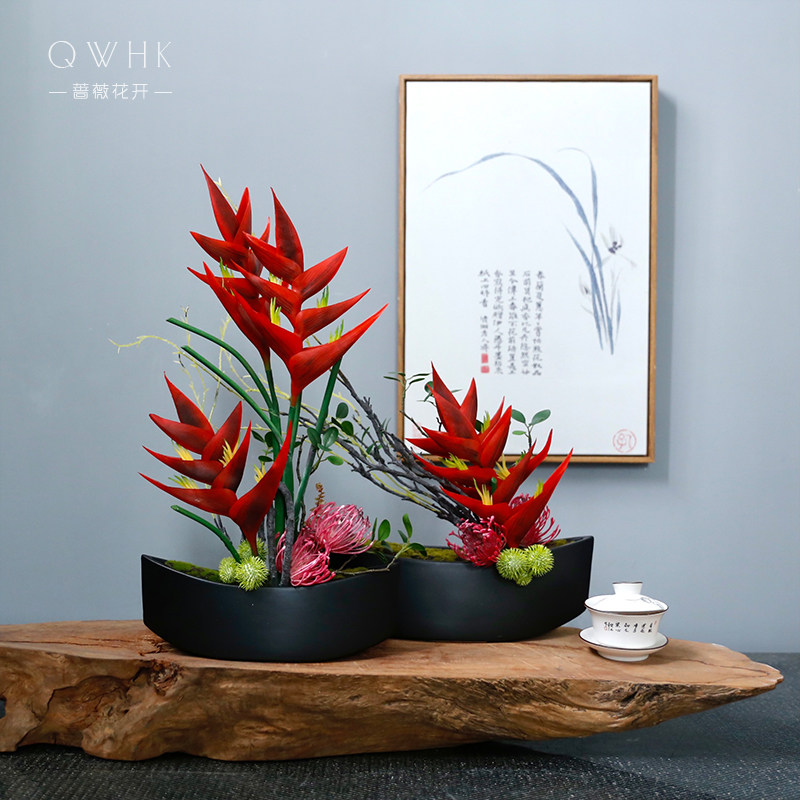 新仿真假客厅瓶插桌面茶几艺摆设酒店餐桌装饰,家居饰品,仿真花/假花,淘宝优惠券,粉丝福利购,淘宝优惠卷