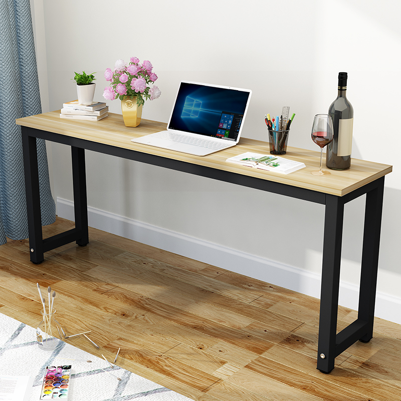电脑桌办公桌子家用书桌写字台卧室长条桌学习桌长方形桌窄桌