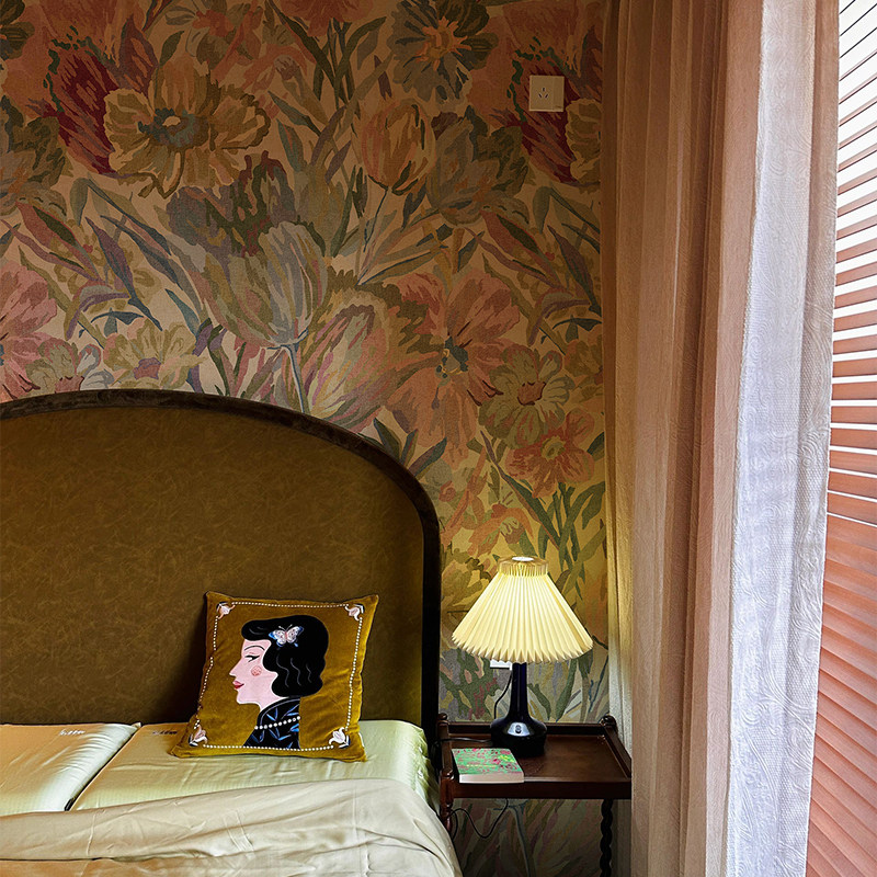 定制无缝墙布壁画Wf dn 春日宴客厅卧室背景墙纸壁纸,家装主材,定制壁画,淘宝优惠券,粉丝福利购,淘宝优惠卷