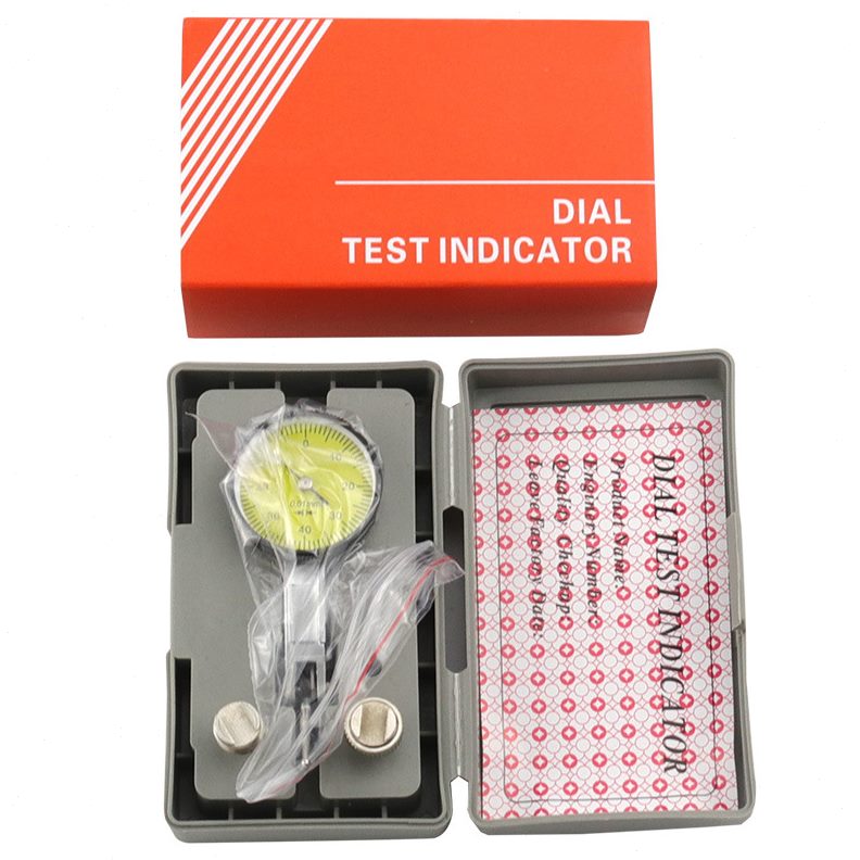 杠杆百分表0-0.8mm小校表较表仔防震防水带耳杠杆表表座靠表