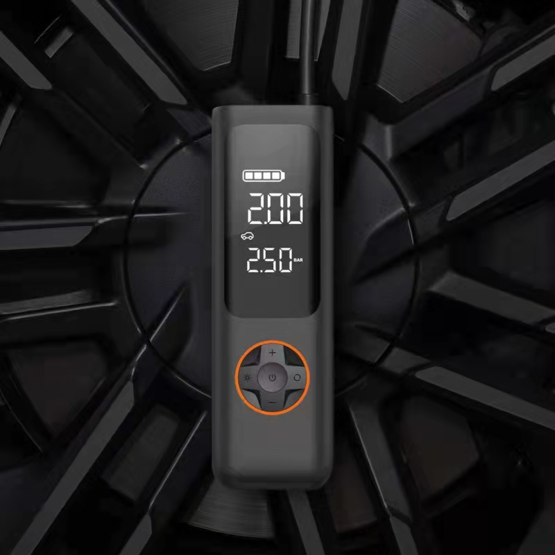 骑记车载a充气泵便携汽车车用轮胎电动打气筒摩托车电动车充气宝P