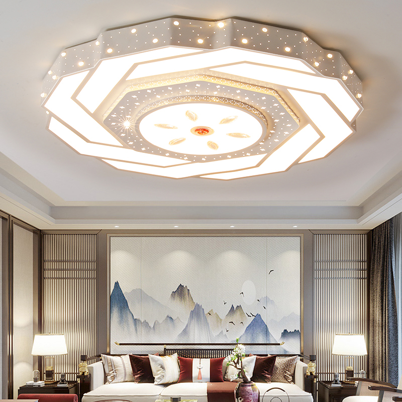 22年客厅灯大气酒店大厅会议室led吸顶智能创意定制大灯2米