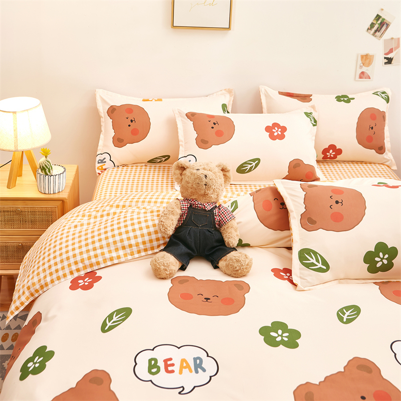 水洗单件学生宿舍单人被罩xx2磨毛被单床单冬季