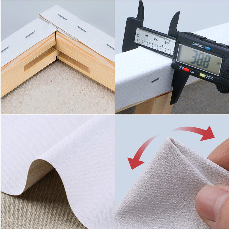 中盛画材  .7厚加厚亚麻油画布框 油画布画布框绷布框油画颜料用