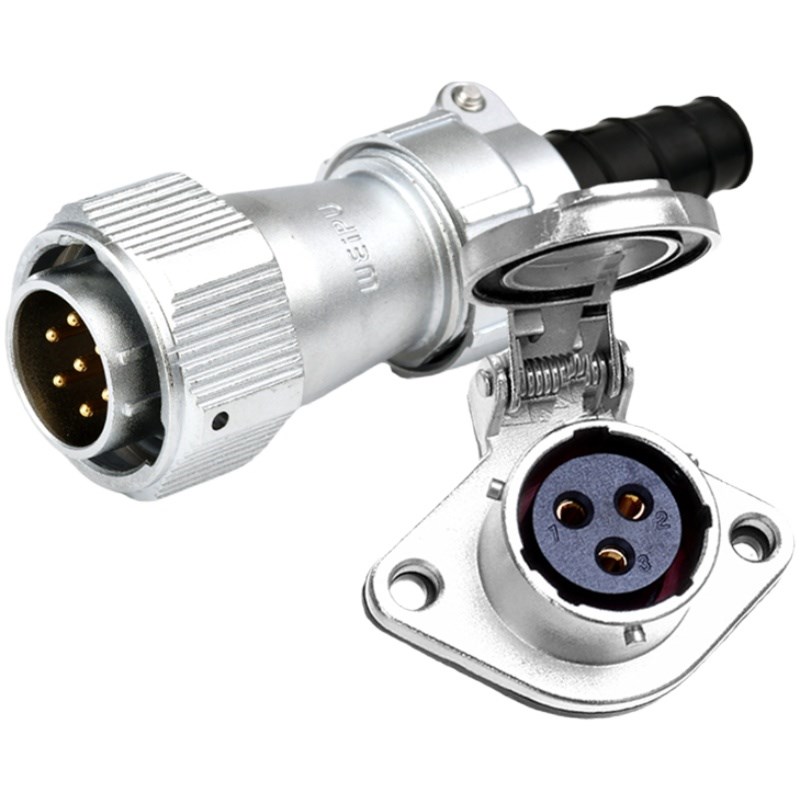 威浦 防水航空插头 WY20-2芯3芯芯5芯7芯9芯芯TI+ZG公头+母座