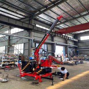 厂家供应全电动小吊车液压搬运式 单臂小高效搬运吊机 移动式