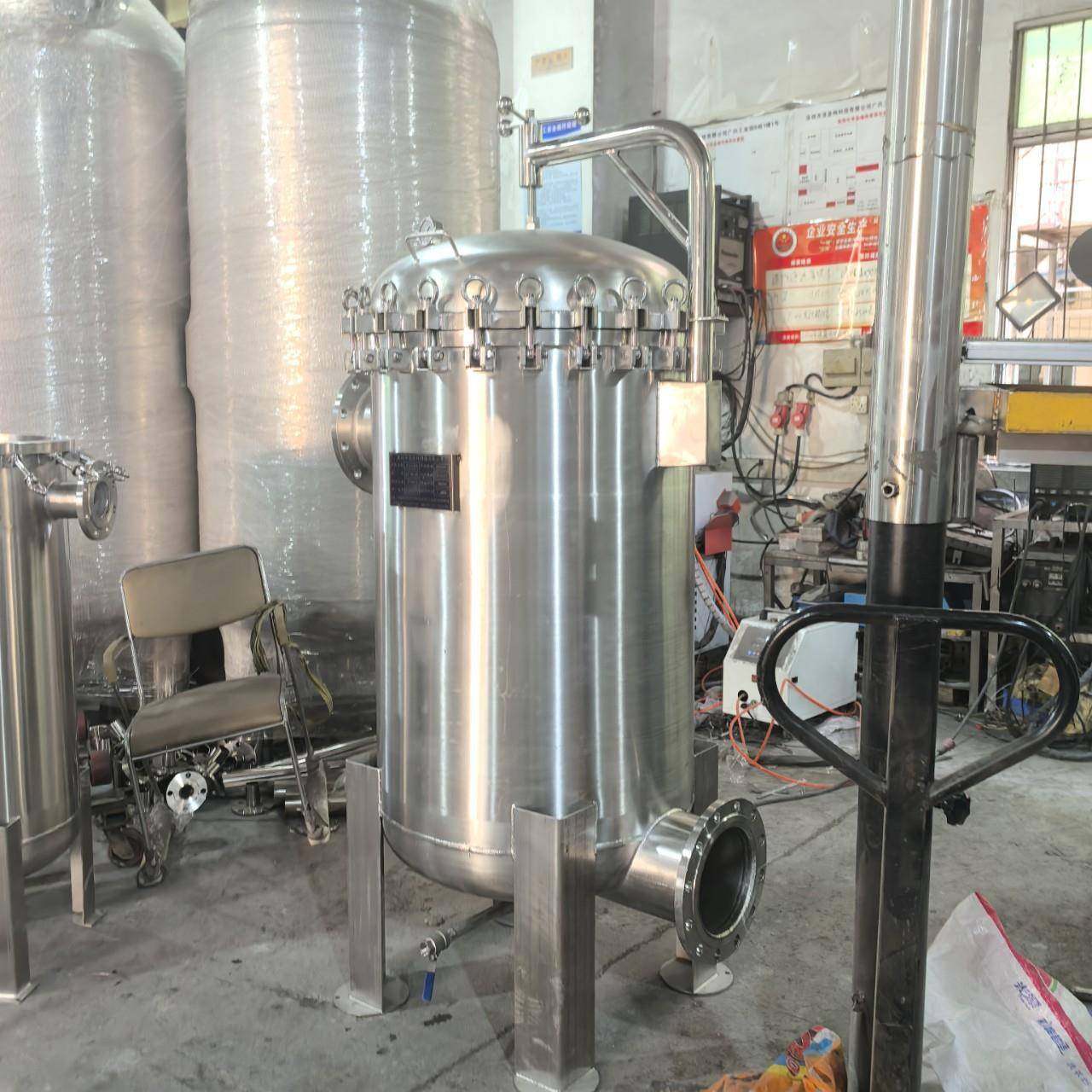 304不锈钢袋式过滤器前置过滤机井水自来水食用油除泥沙净水器,机械设备,过滤设备,淘宝优惠券,粉丝福利购,淘宝优惠卷