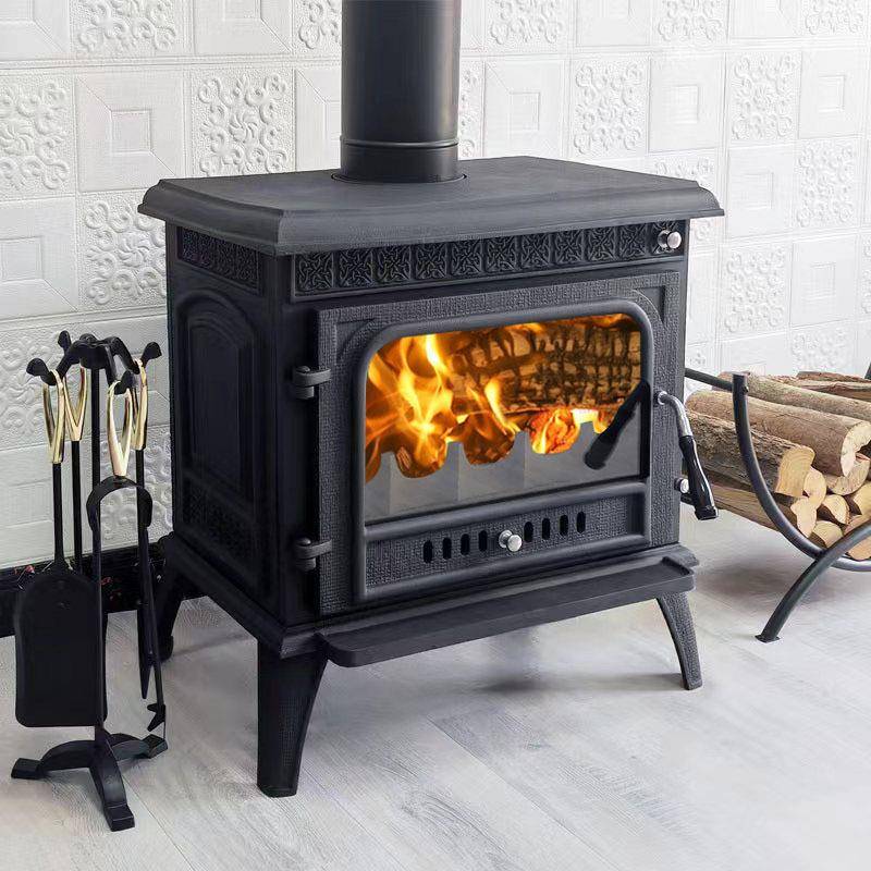 家用采取暖壁炉欧式铸铁燃木真火壁炉民宿帐篷别墅自建房厂家直供