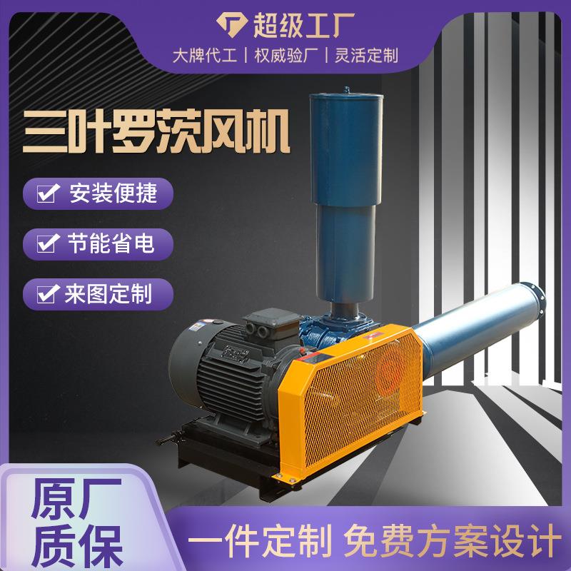 定制三叶罗茨风机污水处理大功率增氧机鱼塘养殖