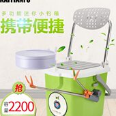 钓箱2021新款 钓鱼箱迷你超轻打氧钓鱼桶小升箱全套可钓鱼可坐鱼箱