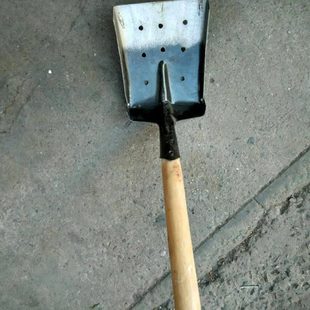 掏粪铲清杆长1.2米宽170长215弯铲特制铲 淤泥铲泥沙铲清理工具