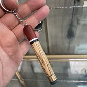 巧粉夹 巧克笔 台球用品球杆钥匙链 mini台球杆 纯手工制作台球杆