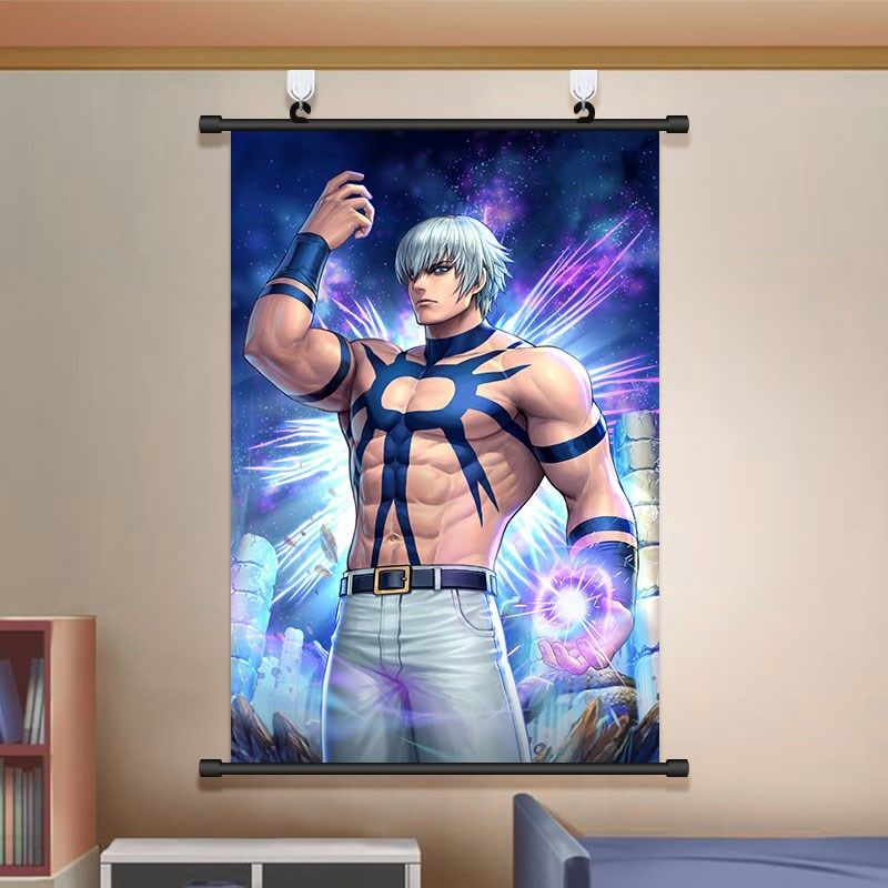 拳皇挂画海报八神庵草京知火舞大蛇纸寝室卧室装饰画,家居饰品,现代装饰画,淘宝优惠券,粉丝福利购,淘宝优惠卷