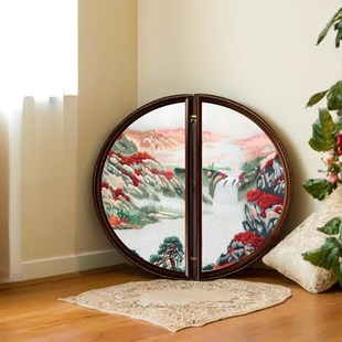 手工苏绣小大定制艺术过道客厅立体走廊卧室新款档装饰画