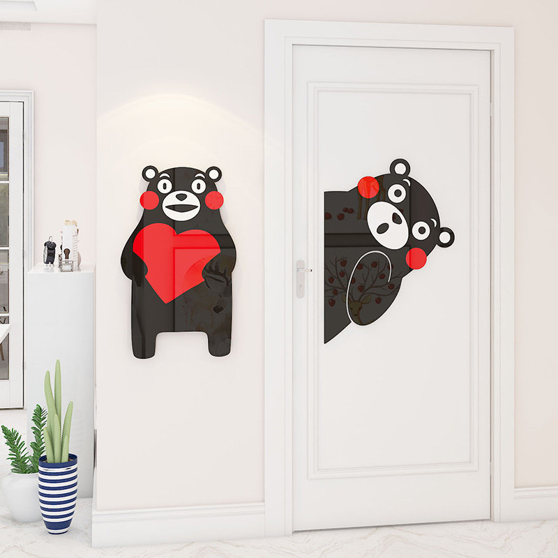 遮丑补洞墙立体儿童房间布置卧室床头背景墙面装饰卡通门纸画,家居饰品,软装墙贴,淘宝优惠券,粉丝福利购,淘宝优惠卷