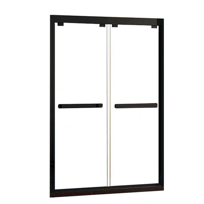 昆明淋浴房一字浴室卫生间干湿分离玻璃隔断移门不锈钢沐浴房屏风