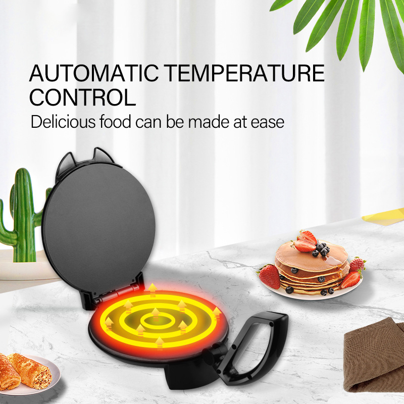 面加热薄饼机十寸烙饼机压饼披萨饼机春卷自动控温煎饼机电饼铛