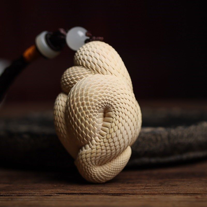 黄杨木生肖蛇手把件盘玩送礼收藏蛰伏盘蛇实木雕汽车挂件,家居饰品,木雕,淘宝优惠券,粉丝福利购,淘宝优惠卷