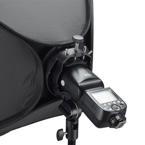 神牛S2支架 机顶V1/V860II/AD200闪光灯S型卡盘支架保荣卡口灯架