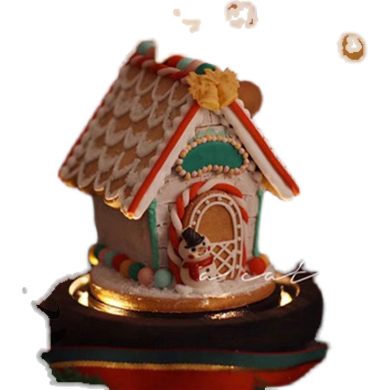 acat老师出品2022圣诞节圣诞屋糖霜饼干模具组装房屋家用烘焙切模