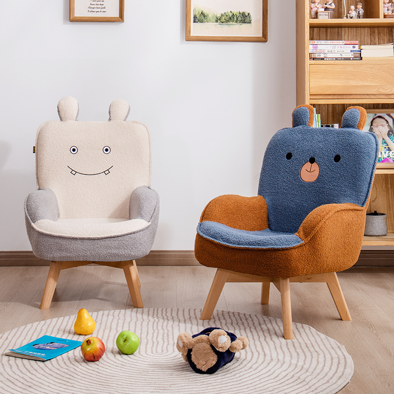 懒人日记创意儿童阅读沙发椅小孩读书角专用单人旋转可爱卡通沙发