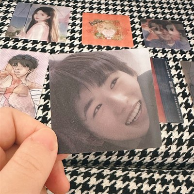 d光栅卡片定制变换闪卡三维立体明星应援闪卡明信片书签动画变幻