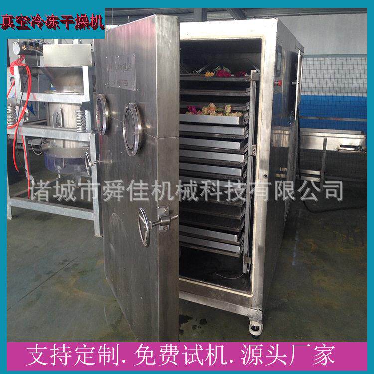 牛肝菌低温真空干燥机化学制品冻干设备对虾冷冻脱水冻干机