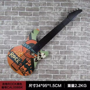 饰品 铁艺吉他酒吧创意墙饰咖啡厅壁饰家居背景墙上挂件英伦复古装