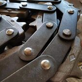 流水线配件涂装 喷塑喷漆台湾150驱动大链条悬挂输送母链5吨传动链