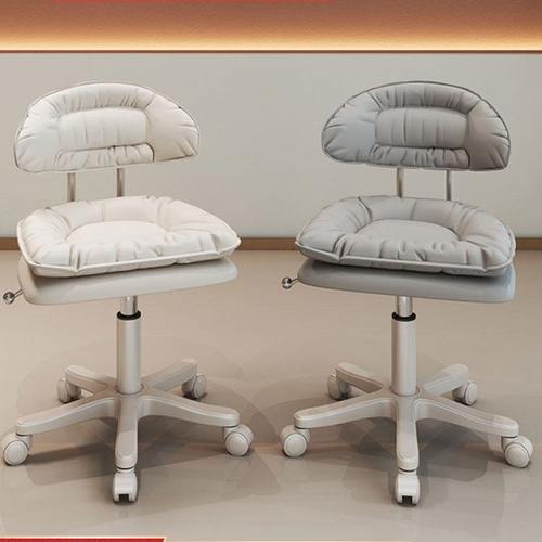 美容院专用靠背椅子美容凳子升降滑轮美发美甲师理发店大工椅家用