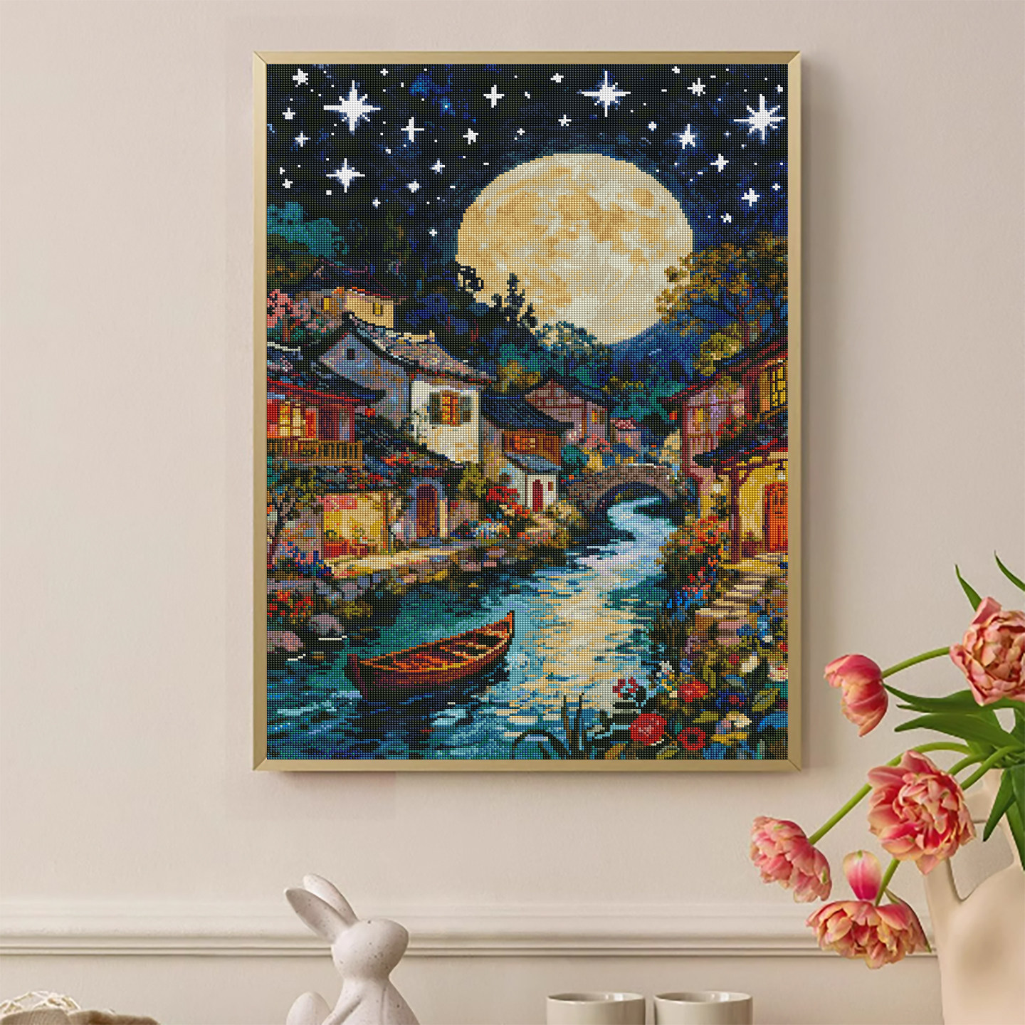 【花田错】新款DIY点图星河如梦方钻满钻钻石画卧室客厅手工贴画图片